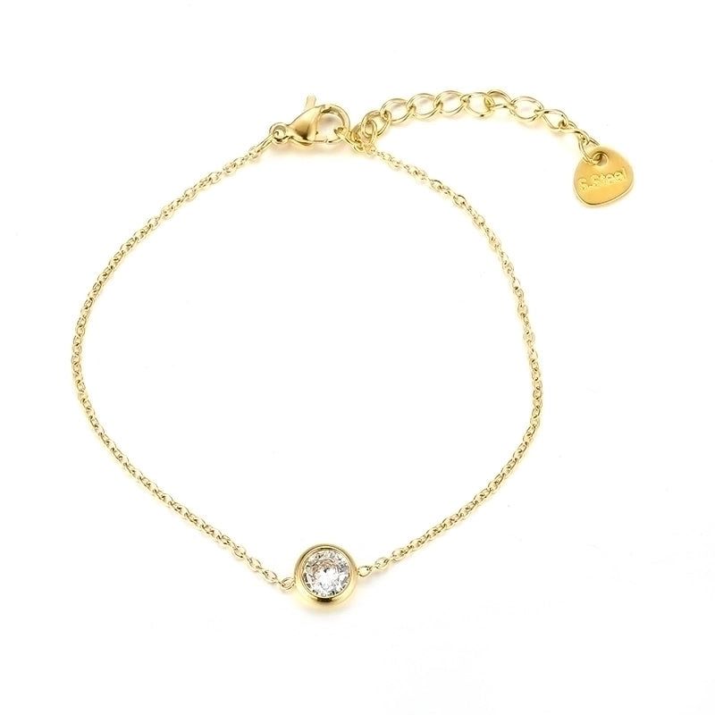 Clear stone bracelet