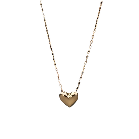 Mini silver heart necklace